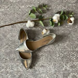 So let metallic flats